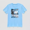Xersion Little & Big Kid Boys Crew Neck Short Sleeve Regular Fit Graphic T-shirt In Blue