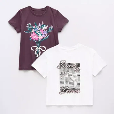 Xersion Little & Big Kid Boys Crew Neck Short Sleeve Regular Fit Graphic T-shirt In Multi