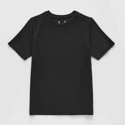 Xersion Little & Big Kid Boys Crew Neck Short Sleeve T-shirt In Black
