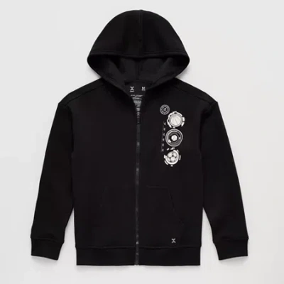 Xersion Little & Big Kid Boys Long Sleeve Fleece Zipper Active Hoodie In Multi