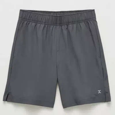 Xersion Little & Big Kid Boys Moisture Wicking Pull-on Short In Gray