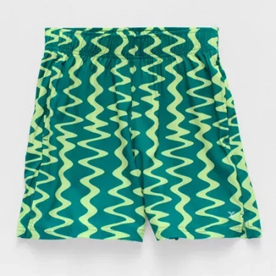 Xersion Little & Big Kid Boys Moisture Wicking Pull-on Short In Green