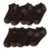Xersion Little & Big Kid Boys Multi-pack 10 Pair Low Cut Socks In Black