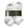 Xersion Little & Big Kid Boys Multi-pack 10 Pair Low Cut Socks In White