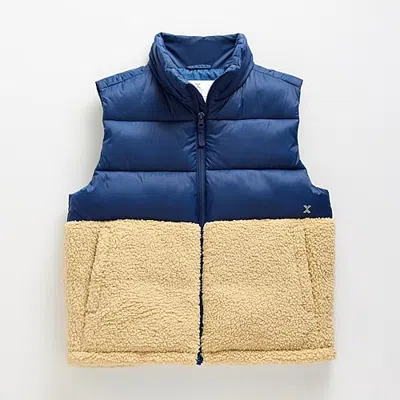 Xersion Little & Big Kid Boys Puffer Vest In Blue