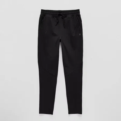 Xersion Little & Big Kid Boys Quick Dry Mid Rise Tapered Regular Fit Pull-on Pant In Black
