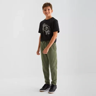 Xersion Little & Big Kid Boys Quick Dry Mid Rise Tapered Regular Fit Pull-on Pant In Green