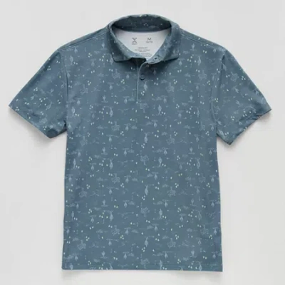 Xersion Little & Big Kid Boys Short Sleeve Polo Shirt In Blue