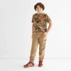 Xersion Little & Big Kid Boys Straight Regular Fit Pull-on Pant In Brown