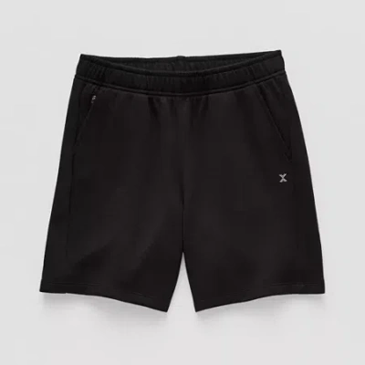 Xersion Little & Big Kid Boys Stretch Fabric Mid Rise Pull-on Short In Black