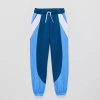 Xersion Little & Big Kid Girls Cinched High Rise Regular Fit Fleece Jogger Pant In Blue