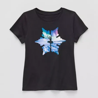 Xersion Little & Big Kid Girls Crew Neck Short Sleeve Regular Fit Graphic T-shirt In Multi