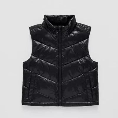 Xersion Little & Big Kid Girls Heavyweight Puffer Vest In Black