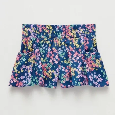 Xersion Little & Big Kid Girls Moisture Wicking Running Short In Multi