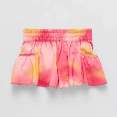 Xersion Little & Big Kid Girls Moisture Wicking Running Short In Pink