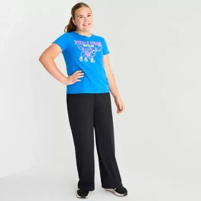 Xersion Little & Big Kid Girls Regular Fit Pull-on Pant In Black