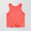 Xersion Little & Big Kid Girls Round Neck Sleeveless Active Tank Top In Pink