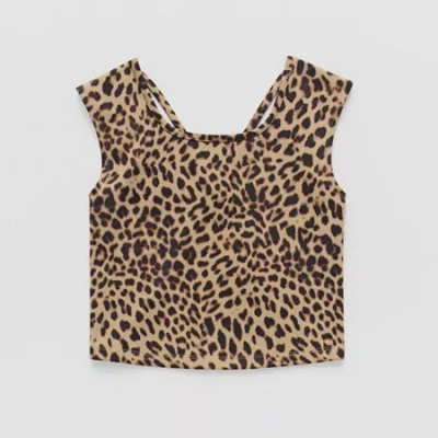 Xersion Little & Big Kid Girls Scoop Neck Short Sleeve Active Tank Top In Brown