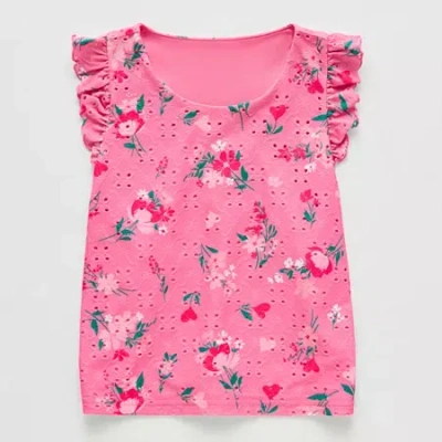 Xersion Little & Big Kid Girls U Neck Sleeveless Tank Top In Pink