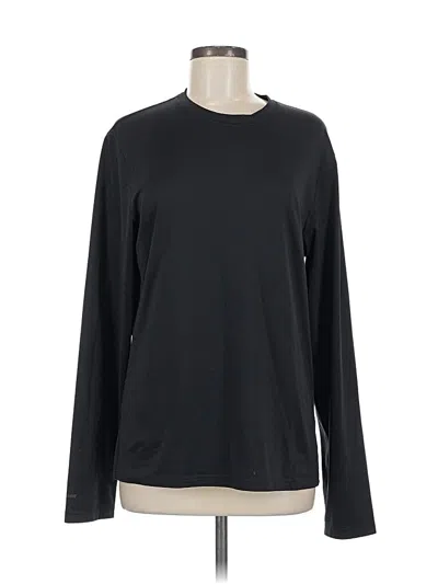 Pre-owned Xersion Long Sleeve T-shirt In Black