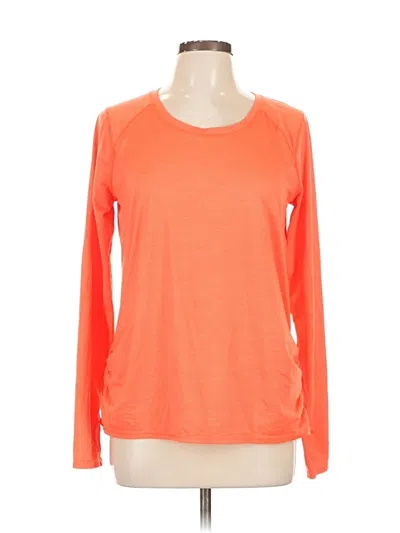 Pre-owned Xersion Long Sleeve T-shirt In Orange