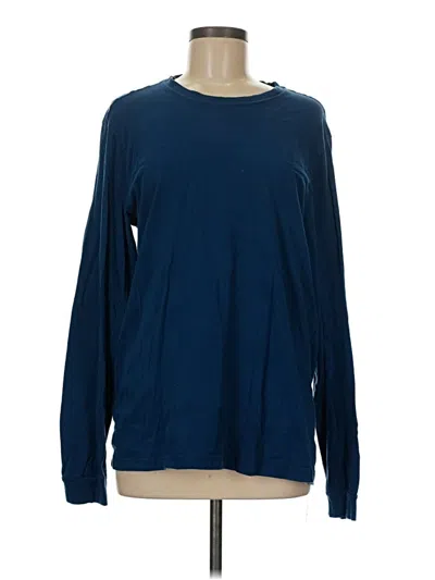 Pre-owned Xersion Long Sleeve T-shirt In Blue