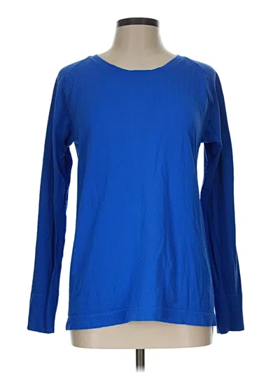 Pre-owned Xersion Long Sleeve T-shirt In Blue