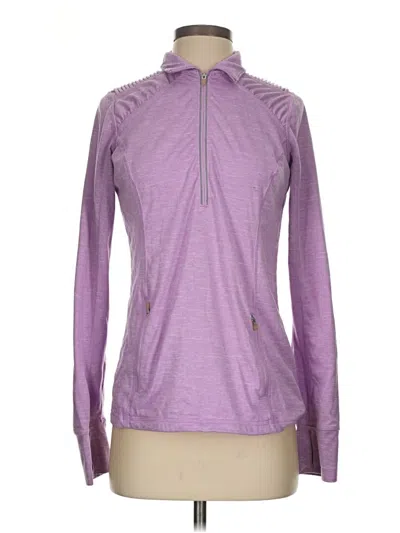 Pre-owned Xersion Long Sleeve T-shirt In Purple