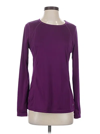 Pre-owned Xersion Long Sleeve T-shirt In Purple