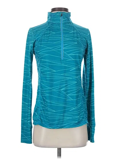 Pre-owned Xersion Long Sleeve T-shirt In Teal