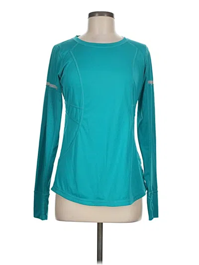 Pre-owned Xersion Long Sleeve T-shirt In Teal