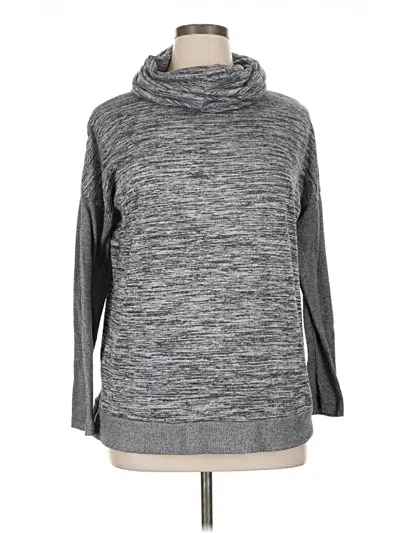 Pre-owned Xersion Long Sleeve Turtleneck In Gray
