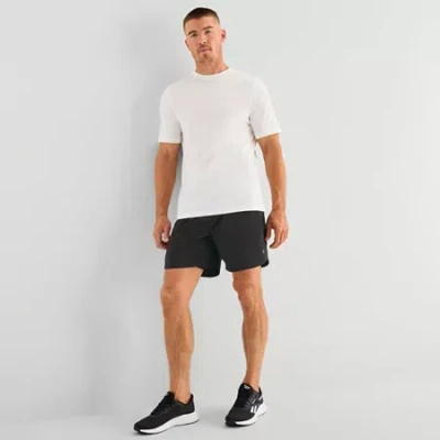 Xersion Run Mens 6" Moisture Wicking Quick Dry Workout Shorts In Black