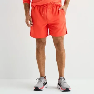 Xersion Mens 7" Workout Shorts In Red