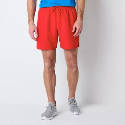 Xersion Mens 7" Workout Shorts In Red