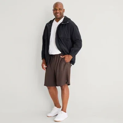 Xersion Mens 9" Big And Tall Workout Shorts In Brown