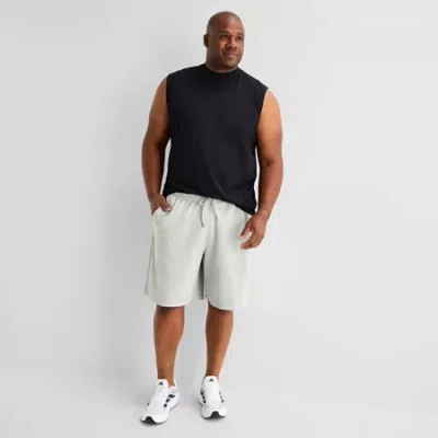 Xersion Mens 9" Big Workout Shorts In Gray