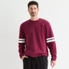 Xersion Mens Crew Neck Long Sleeve Active T-shirt In Red