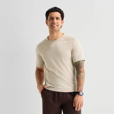 Xersion Mens Crew Neck Short Sleeve Quick Dry T-shirt In Neutral