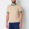 Xersion Mens Crew Neck Short Sleeve Regular Fit Graphic T-shirt In Sand