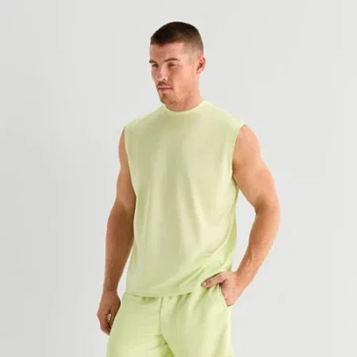 Xersion Mens Crew Neck Sleeveless Muscle T-shirt In Green