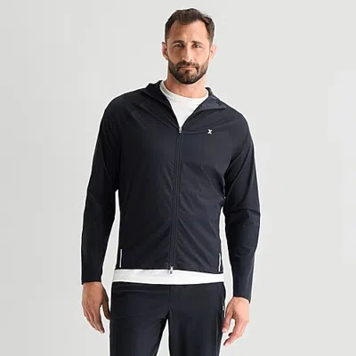 Xersion Mens Lightweight Work Jacket In Black