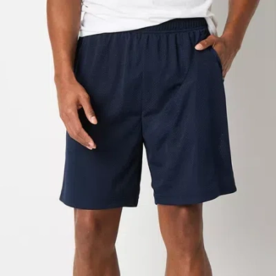 Xersion Mens Mid Rise 9" Basketball Short In Blue