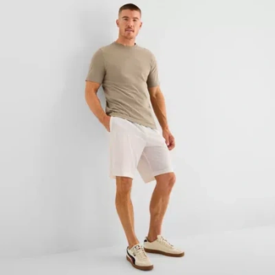 Xersion Mens Mid Rise 9" Basketball Short In White