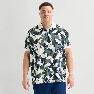 Xersion Mens Short Sleeve Polo Shirt In Multiple Colors