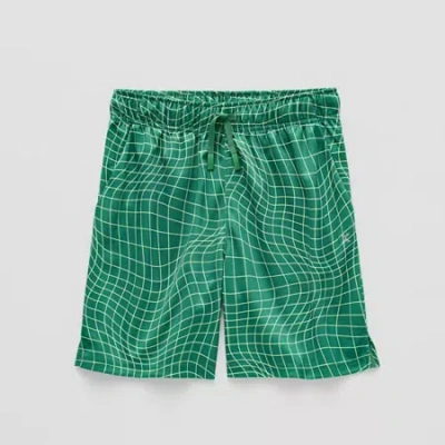 Xersion Performance Little & Big Kid Boys Basketball Short In Green