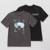 Xersion Performance Little & Big Kid Boys Crew Neck Short Sleeve Regular Fit 2-pc. Graphic T-shirt In Gray