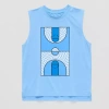 Xersion Performance Little & Big Kid Boys Crew Neck Sleeveless Active Tank Top In Blue