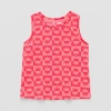 Xersion Performance Little & Big Kid Girls Crew Neck Sleeveless Active Tank Top In Pink