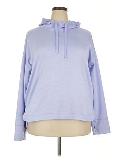 Pre-owned Xersion Pullover Hoodie In Blue
